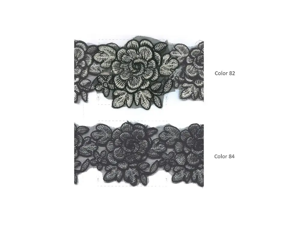 Aplicacion flor metal 9186