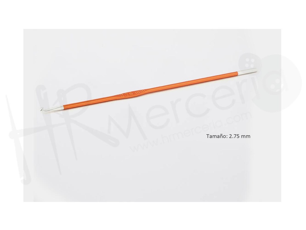 Aguja ganchillo punta unica 2.75 mm Zing - Knitpro