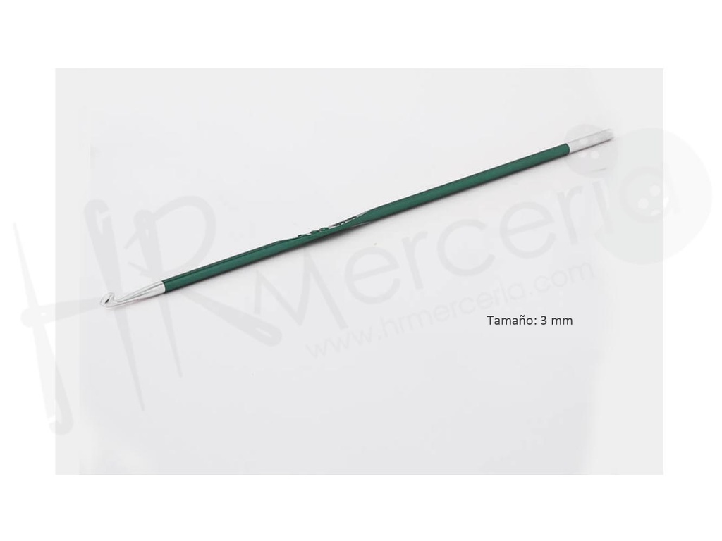 Aguja ganchillo punta unica 3.00 mm Zing - Knitpro