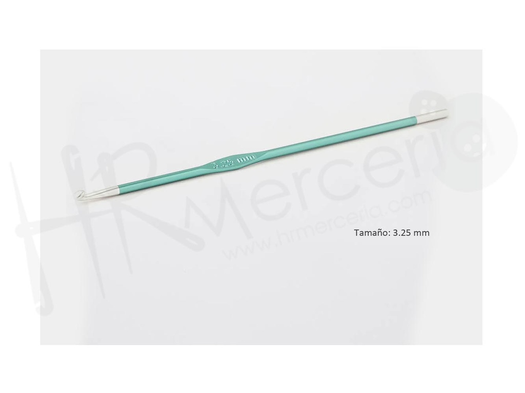 Aguja ganchillo punta unica 3.25 mm Zing - Knitpro