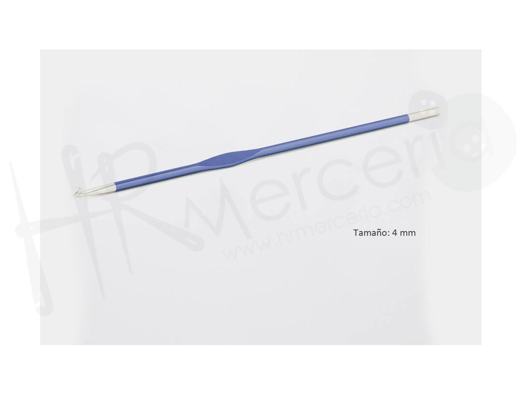 Aguja ganchillo punta unica 4.00 mm Zing - Knitpro