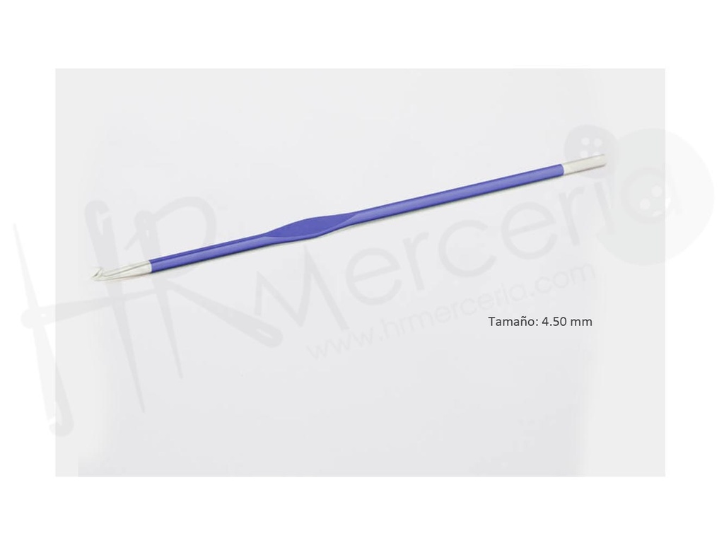 Aguja ganchillo punta unica 4.50 mm Zing - Knitpro