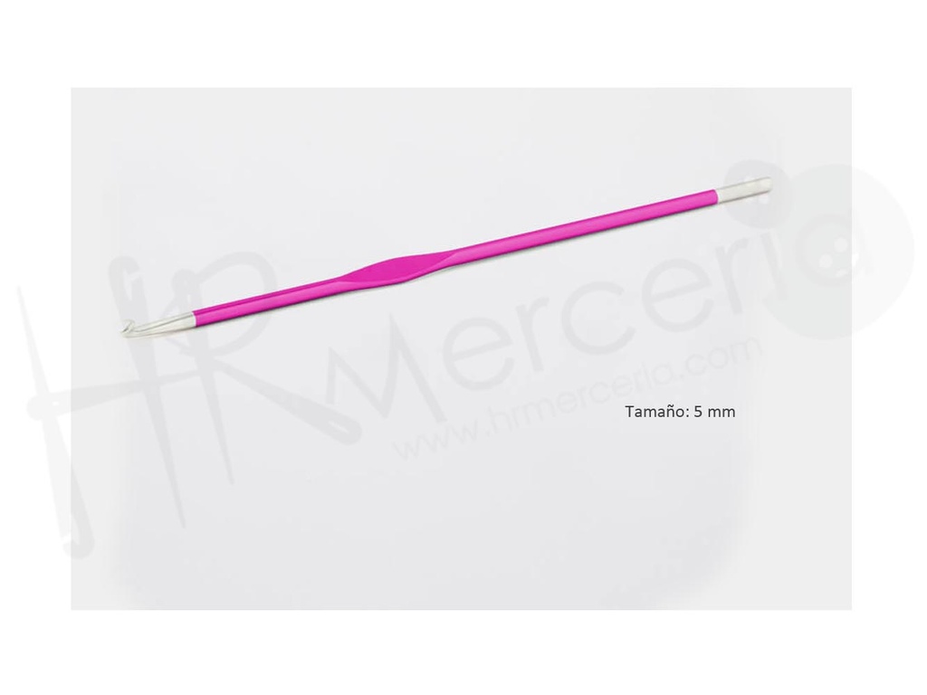 Aguja ganchillo punta unica 5.00 mm Zing - Knitpro