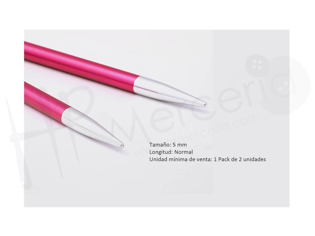 Aguja circular intercambiable Normal 5.00 Zing- Knitpro