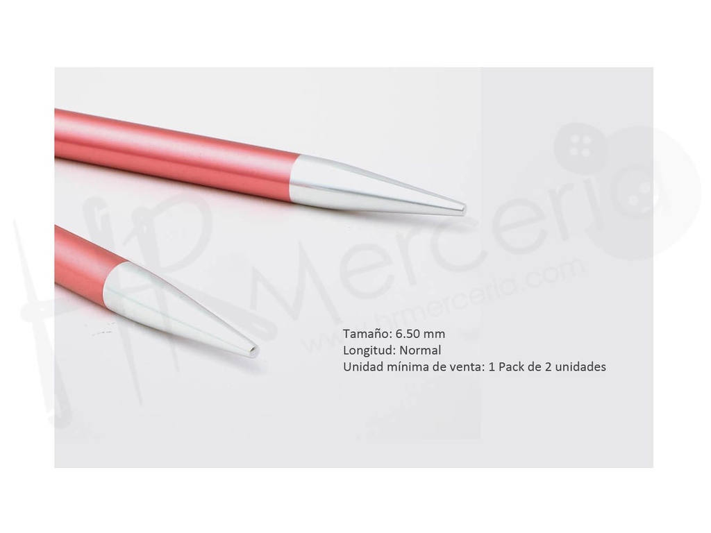 Aguja circular intercambiable Normal 6.50 Zing- Knitpro