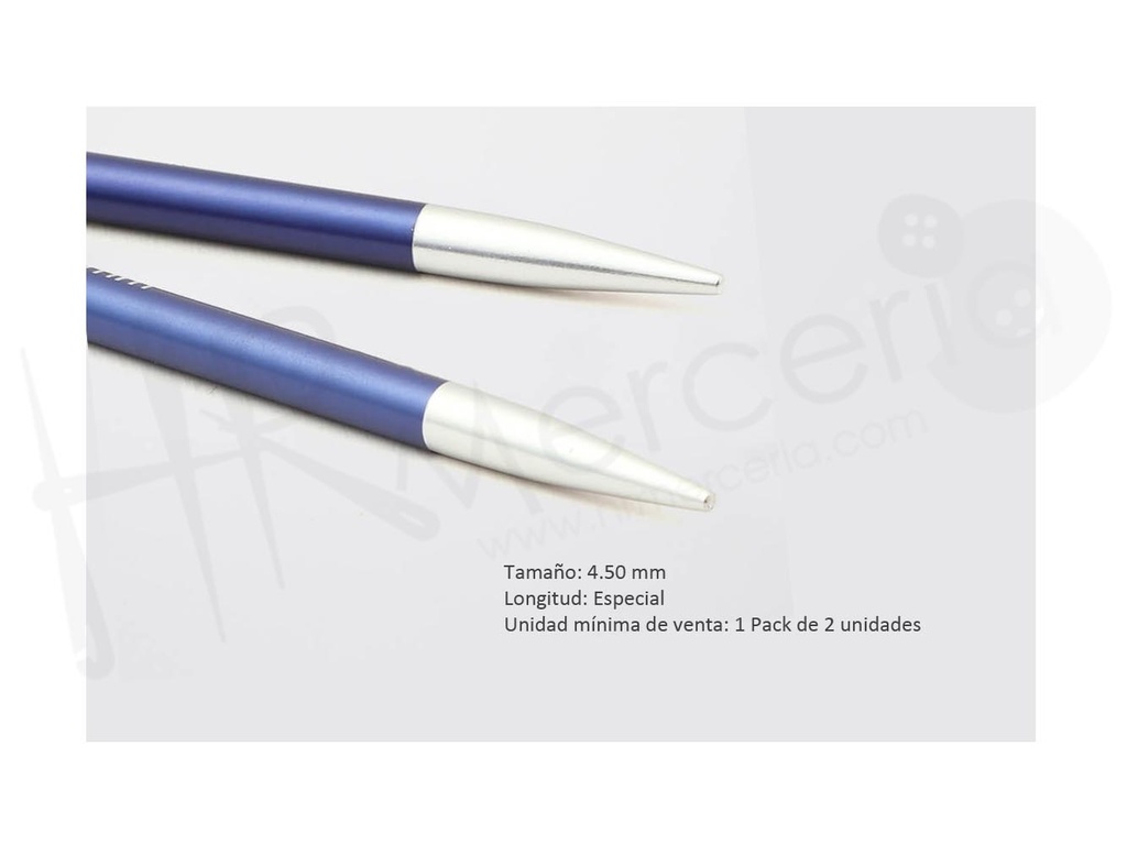 Aguja circular intercambiable especial 4.50 Zing- Knitpro