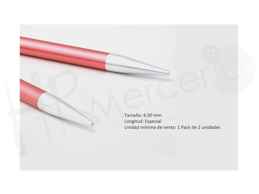 Aguja circular intercambiable especial 6.50 Zing- Knitpro