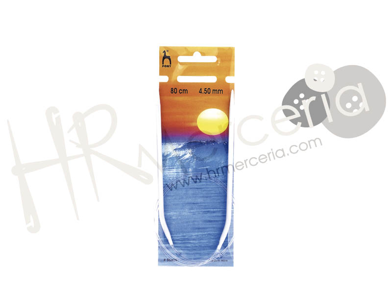 Aguja circular 5 mm 80 cm 50611 Pony 