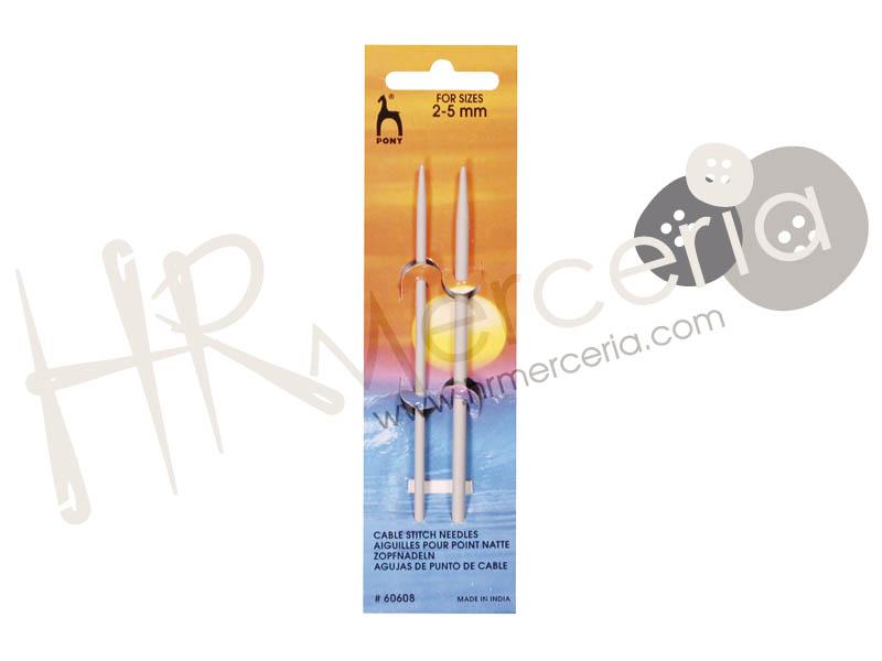 Aguja auxiliar peq. doble punta 60608 Pony