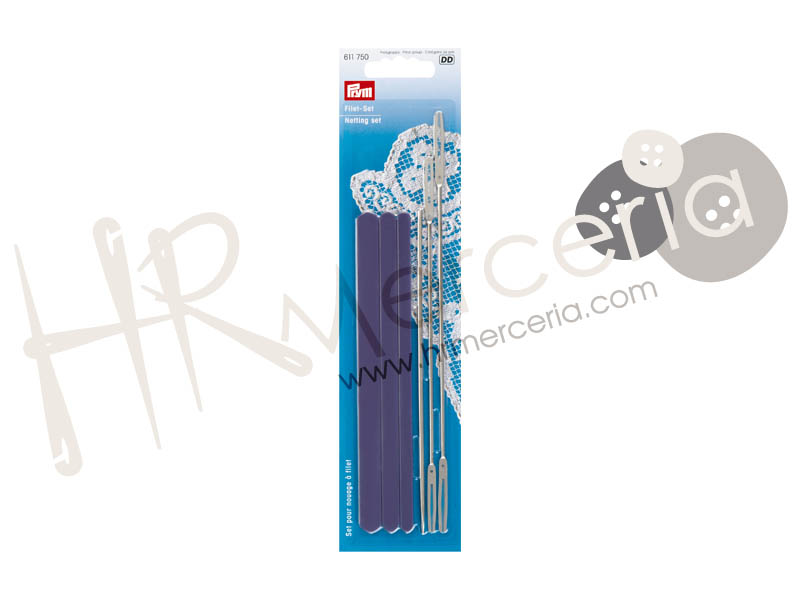 Aguja juego trabajos filet 611750 Prym