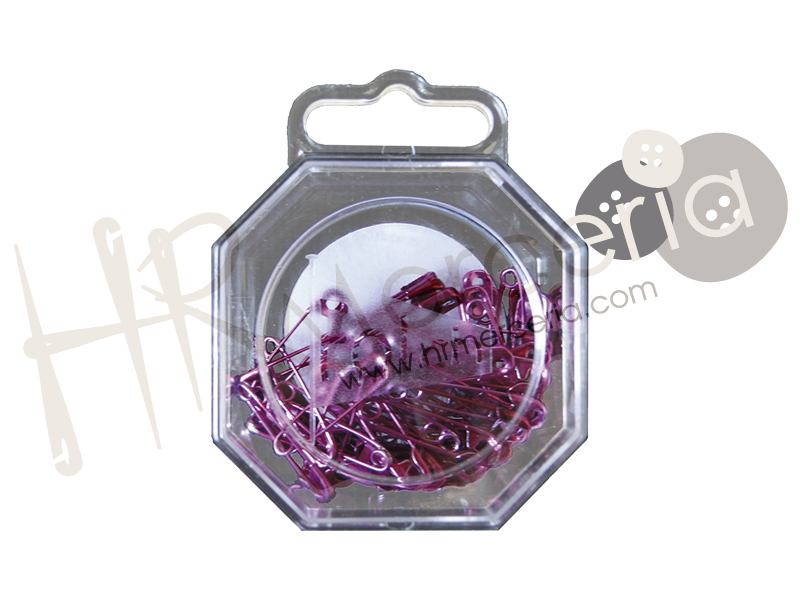 Imperdible acero fucsia metalizado Nº 0 Jabalí