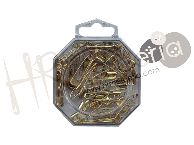 Imperdible acero dorado 27mm Nº 0 Jabalí
