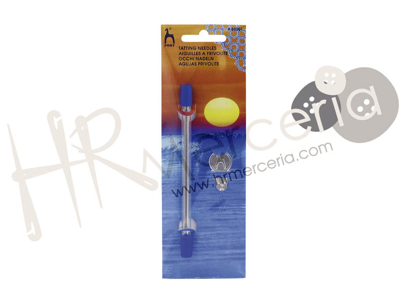 Agujas para frivolite con enhebrador 88201