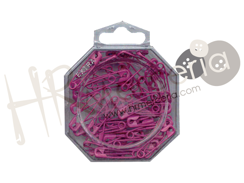 Imperdible acero fucsia Nº 0 Jabalí