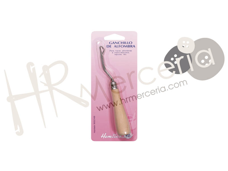 Aguja ganchillo alfombra H287 Hemline