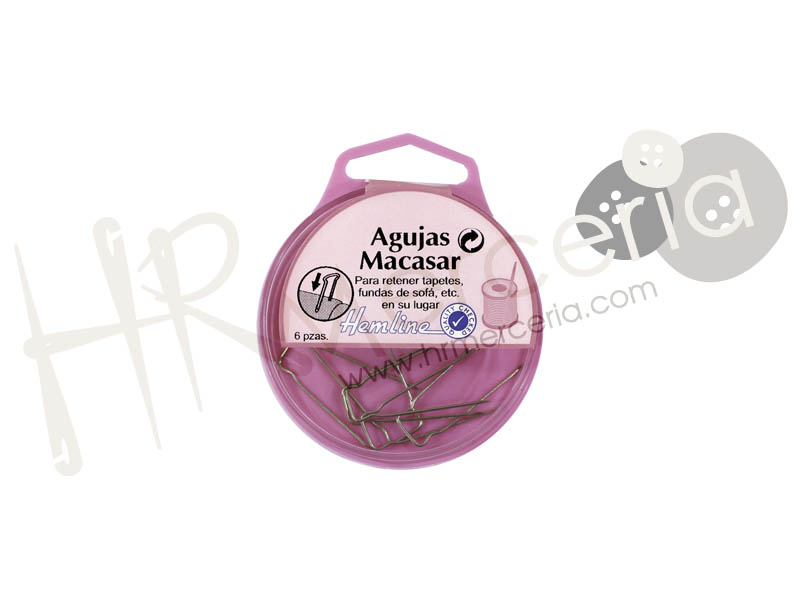 Aguja macasar H713 Hemline 6 pz.