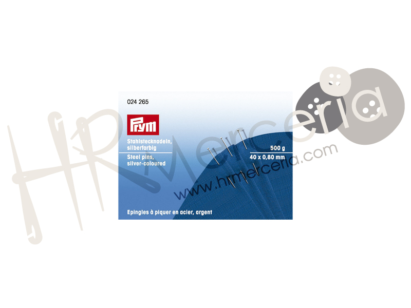 Alfiler acero niq Nº11 Prym 500 gr.