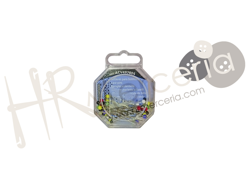 Alfiler cabeza vidrio surt 49 mm Jabali 50 pz
