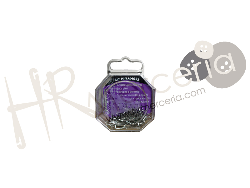 Alfiler acero inox 32 mm Jabali 200 pz.