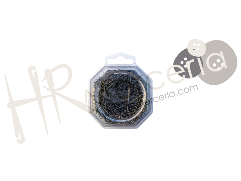 Alfiler acero inox extrafino 0.49 mm Jabali 400 pz