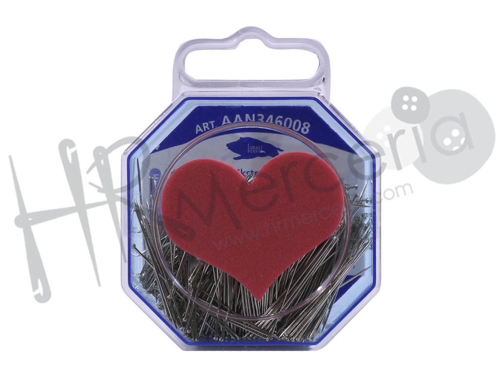 Exp. Alfiler acero 50 grms Nº 8E
