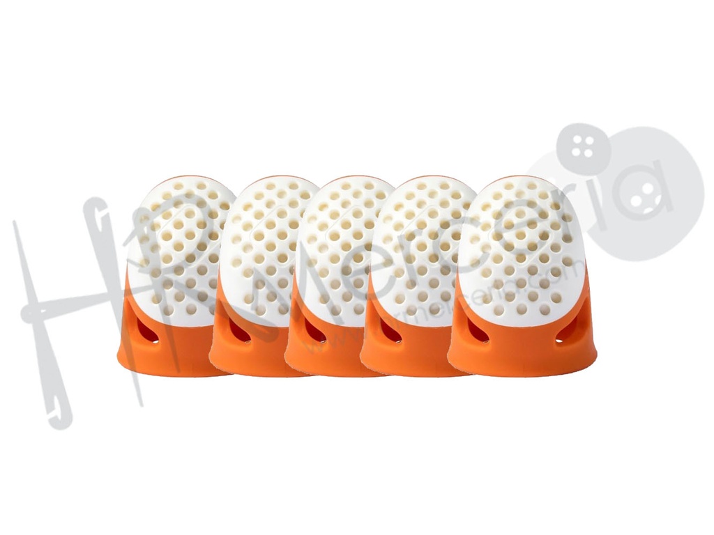 Dedal ergonomico S naranja recambio expositor 
