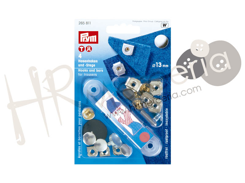Corchete remachable pantalón Prym