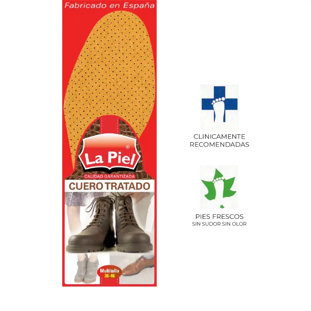 Plantilla cuero La Piel