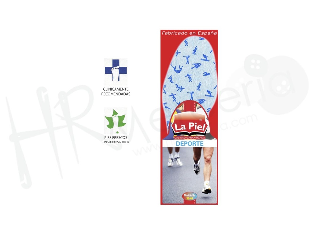 Plantilla deporte La Piel 3041