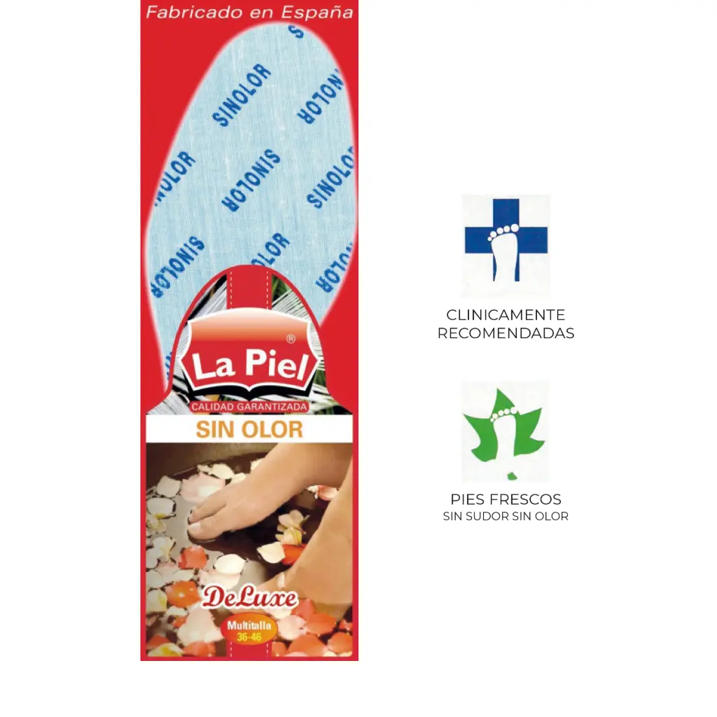 Plantilla sin olor perfumadas La Piel
