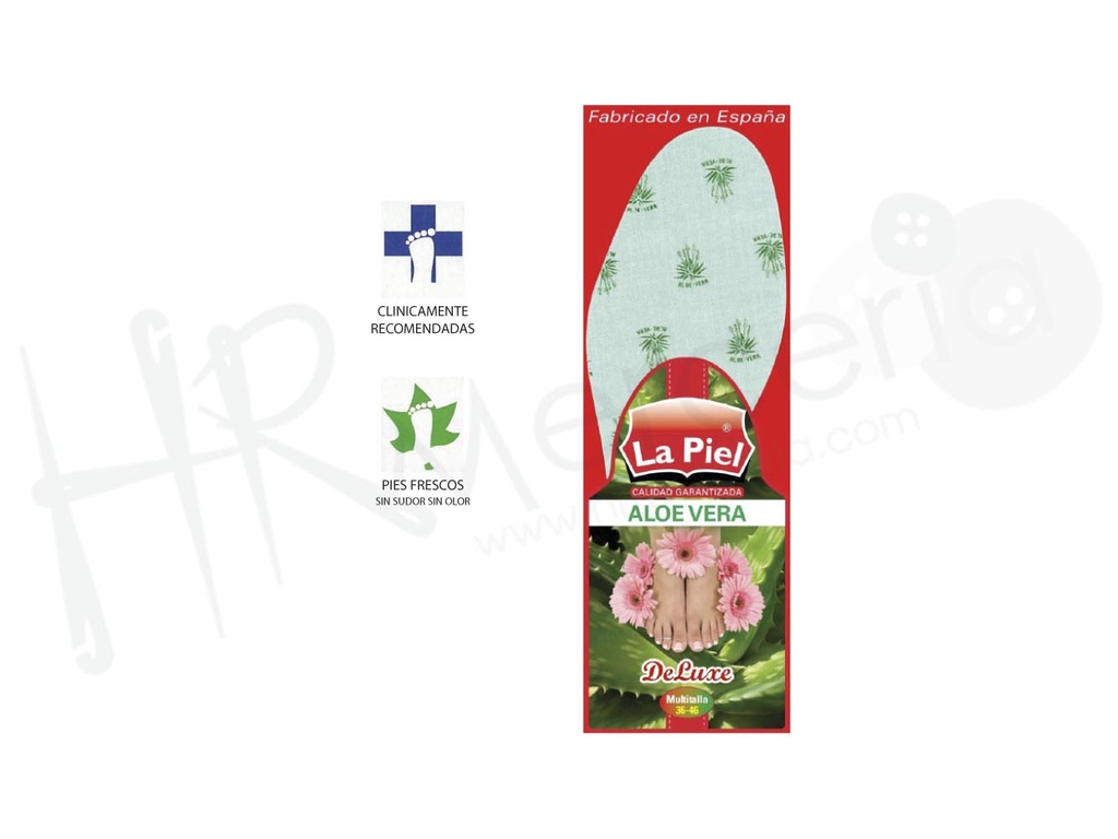 Plantilla Aloe-Vera La Piel 32131