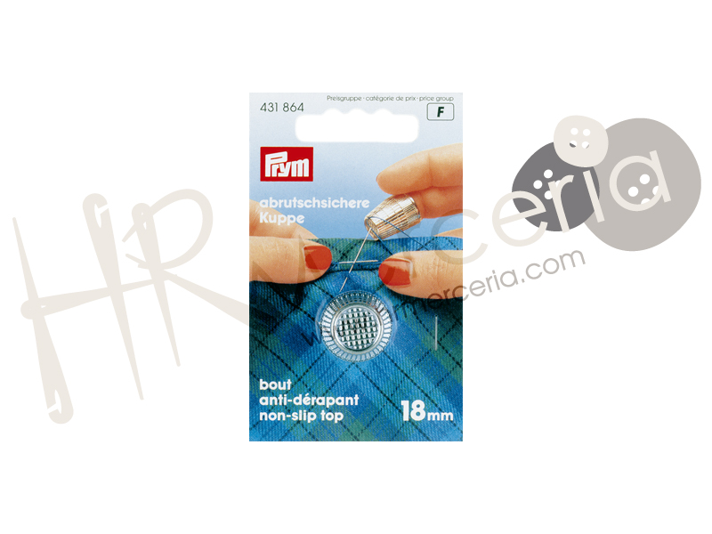 Dedal zinc galvanizado colado 18mm Prym
