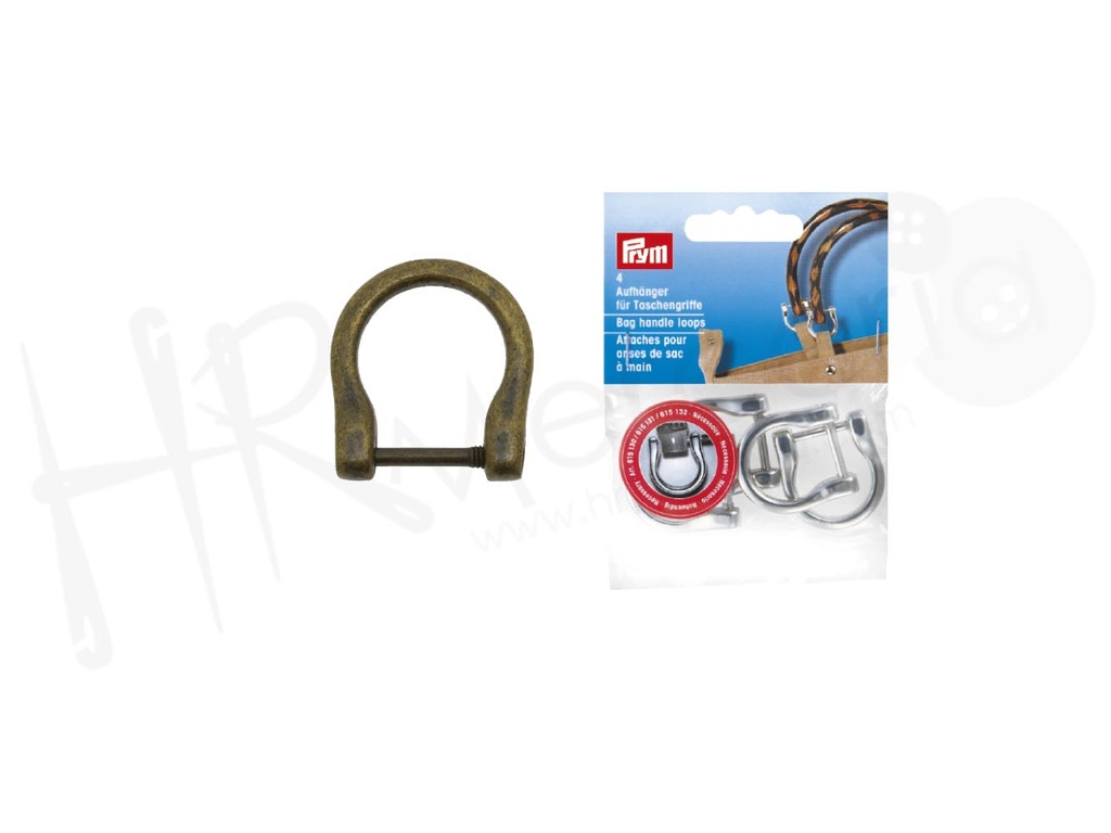 Colgador para asa de bolso laton viejo 4pzs 615132