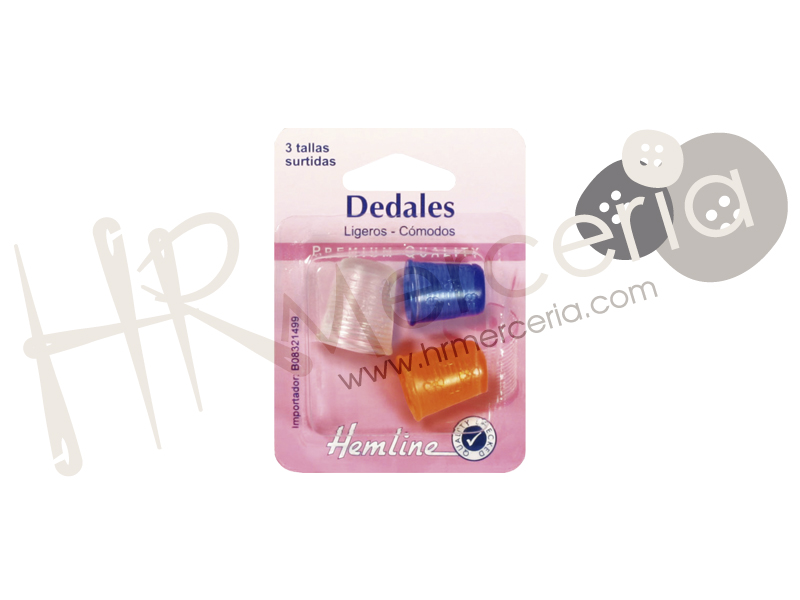Dedal silicona ligero flexible surt Hemline