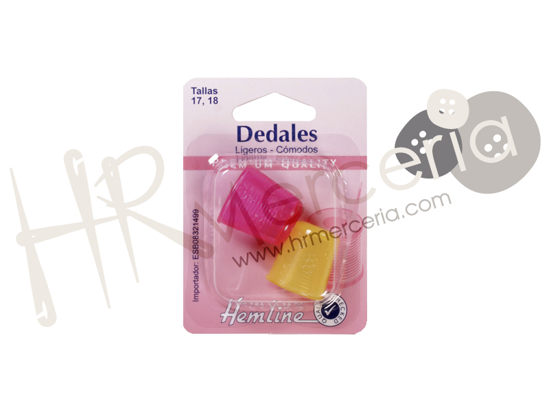 Dedal silicona ligero flexible surt Hemline