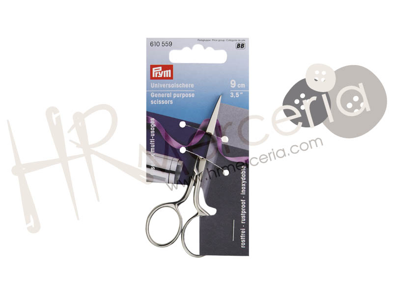 Tijera bordar punta recta 3 1/2" Prym
