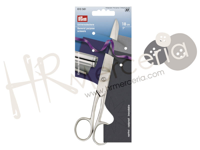 Tijera acero costura general 7" Prym