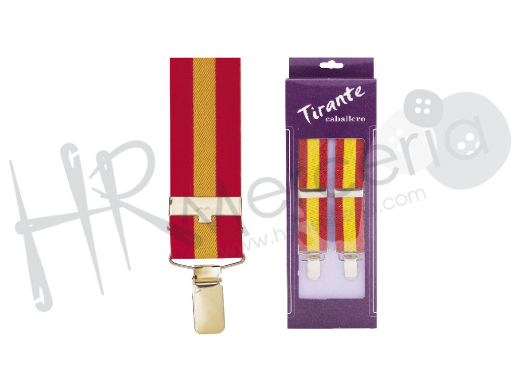 Tirante bandera Española 30 mm.