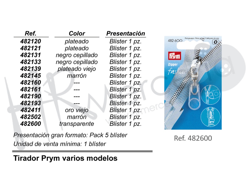 Tirador caucho transparente 482600