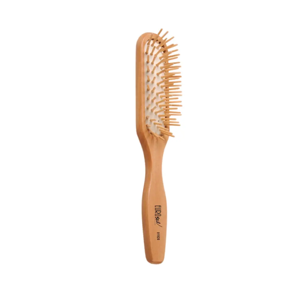 Cepillo ovalado madera púa madera