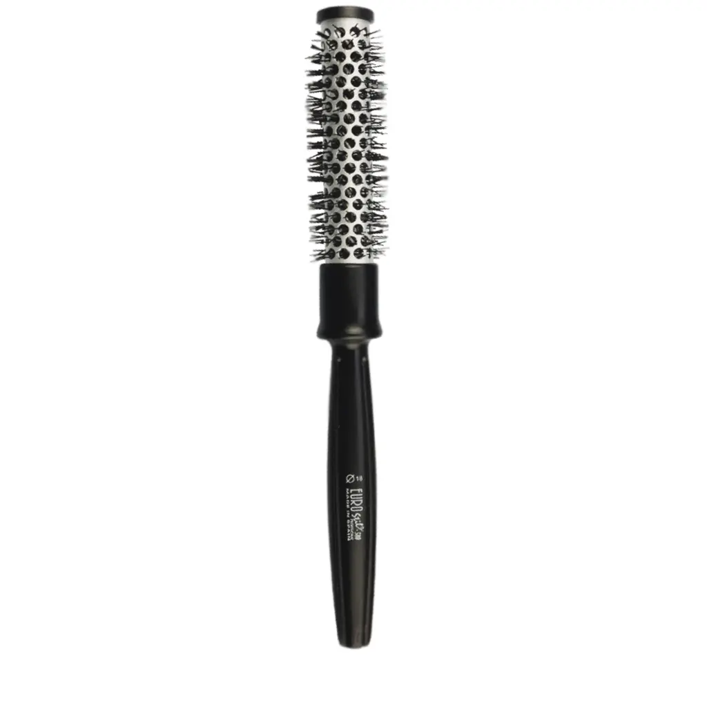 Cepillo térmico mango plástico 18 mm