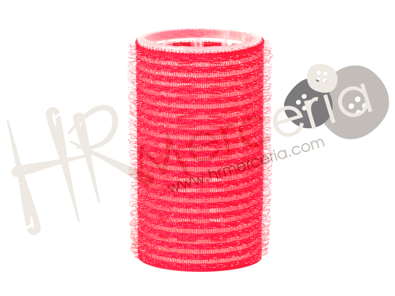 Bolsa 6 unid  bucles rojos adherentes