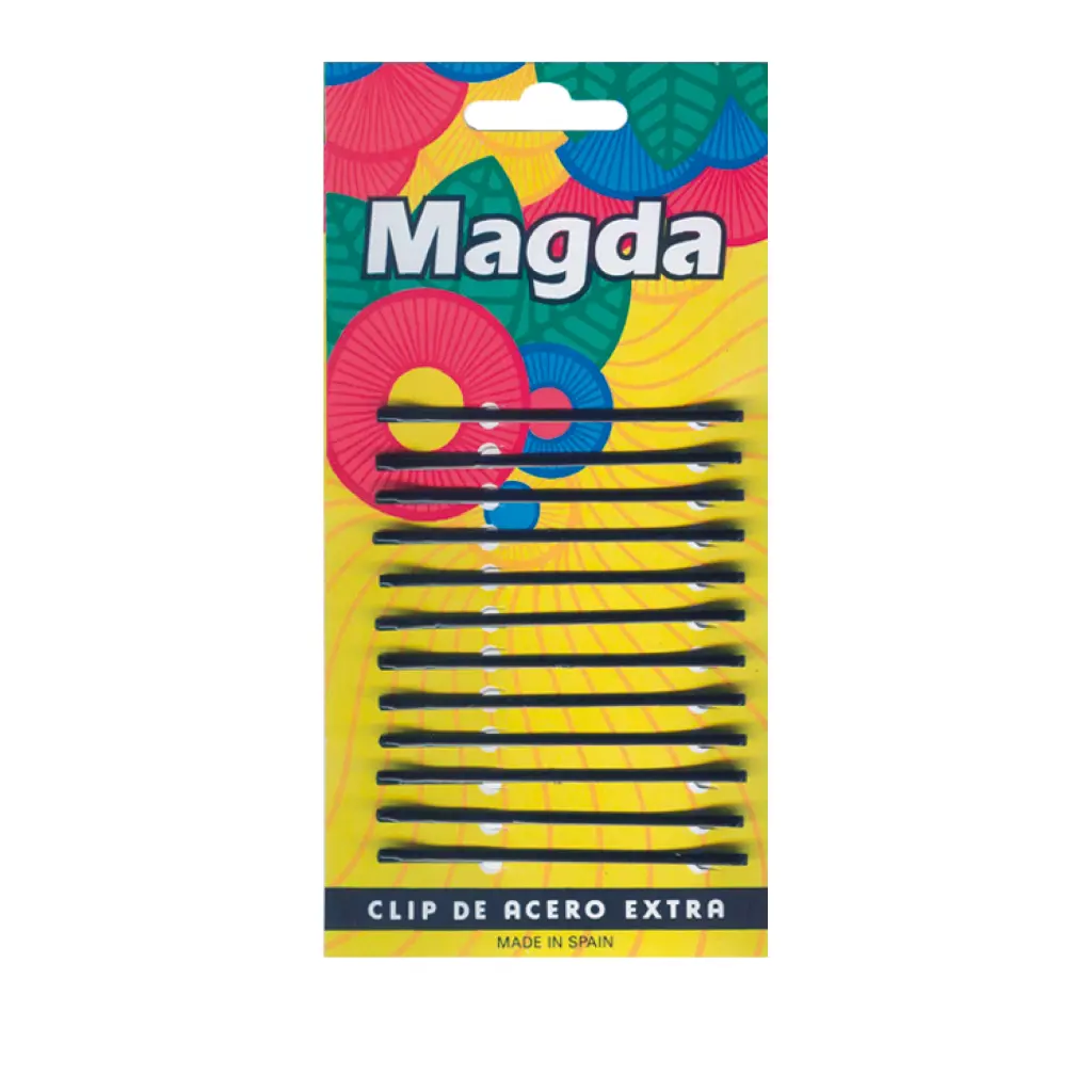 Horquilla clip larga negra