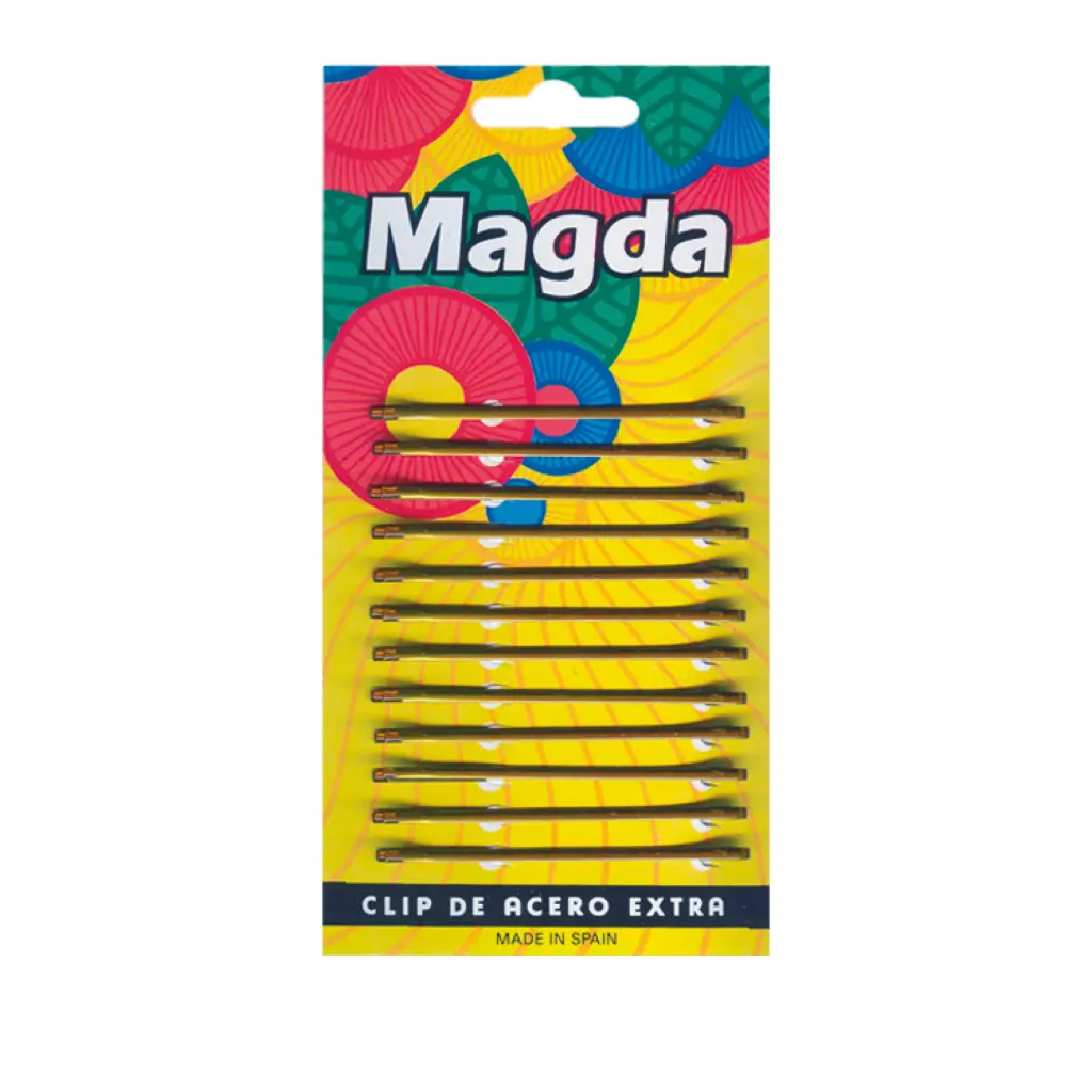 Horquilla clip larga rubia