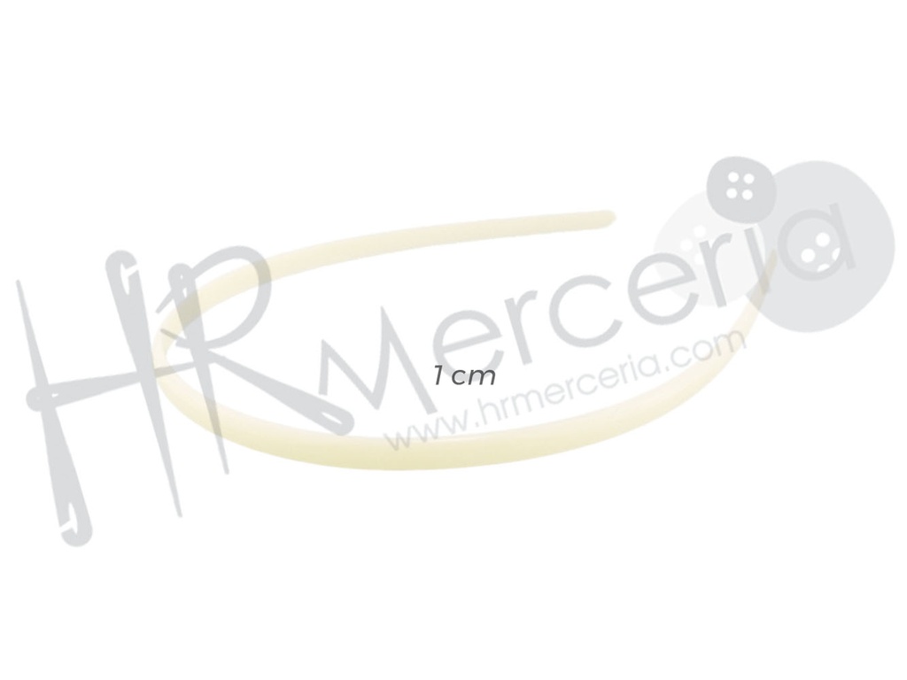 Diadema para forrar ancho 10 mm pack 24 unid