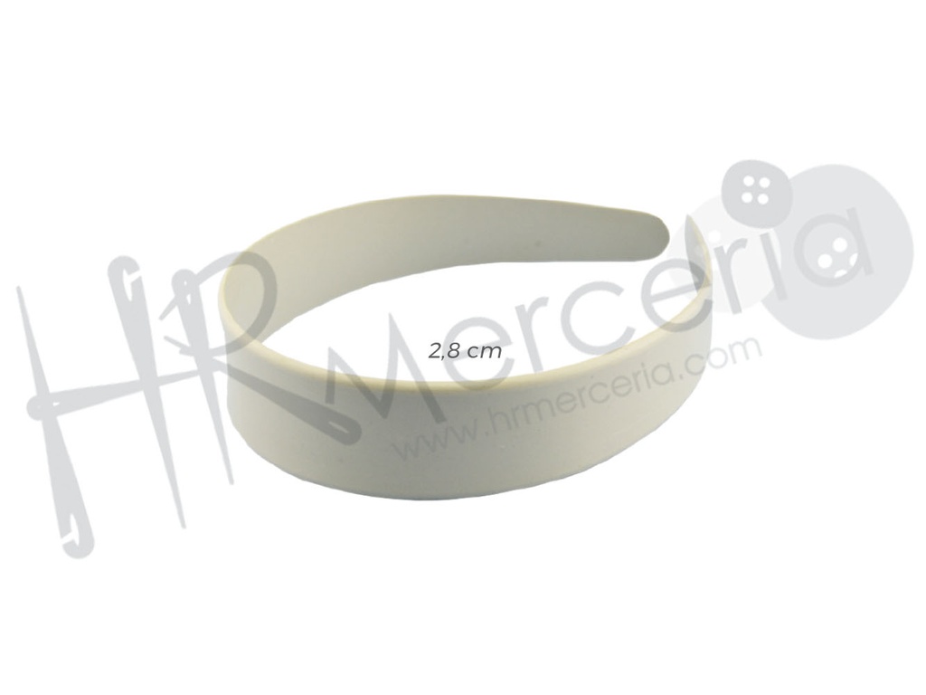 Diadema para forrar ancho 28 mm pack 24 unid