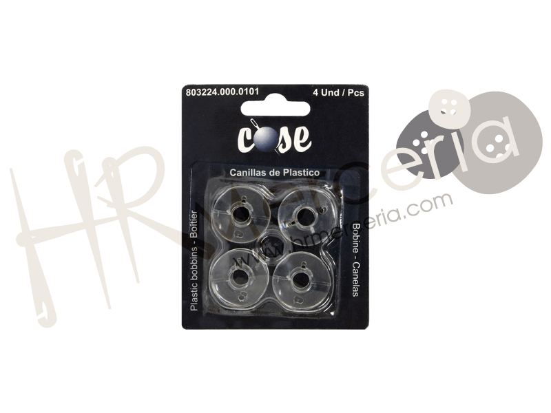 Canilla plastico ancha pack 4 pz.