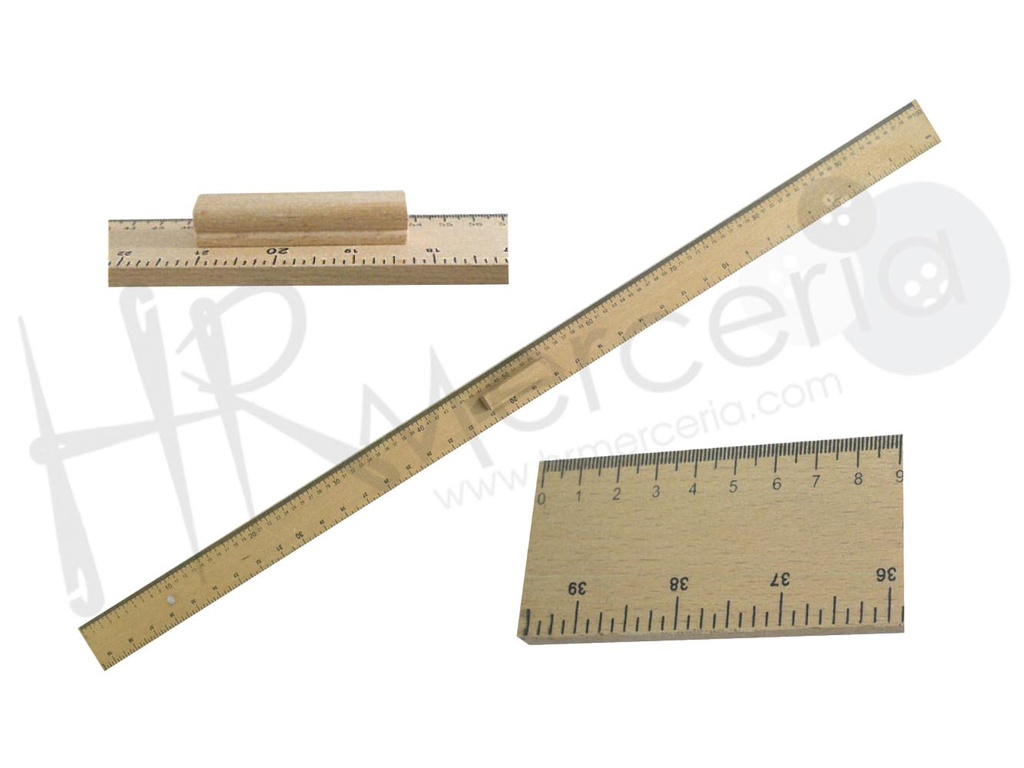 Regla de madera con agarradera 4249