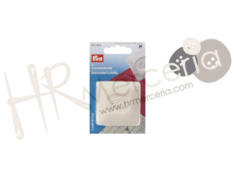 Tiza para sastres blanco 2 pz Prym
