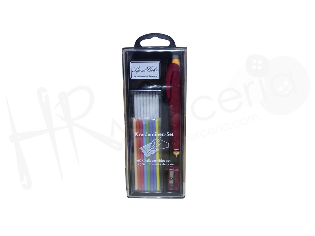 Estuche portaminas con 17 recambios